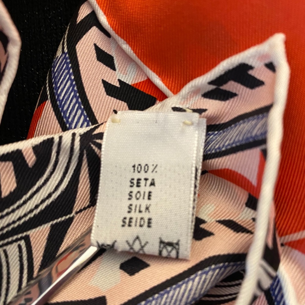 NWOT Dior geo print silk scarf - Picture 5 of 8